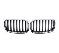 Front Grill Chrome Car Bumper Kidney Grille Front Grill Racing Grills Silver Frame Core Grilles For BMW X5 X6 E70 E71 2008-2013