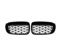 Front Grill Diamond Car Front Bumper Grille Racing Grills Kidney Grilles Grill For BMW For X3 For X4 F25 F26 2014 2015 2016 2017 Front Grille Grills(Black)