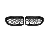 Front Grill Diamonds Style Kidney Grille All Glossy Black Radiator Grill For BMW 3-Series E90 E91 2009-2012 Chrome Racing(Diamonds-Chrome)