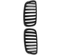 Front Grill Double Bridge Grill for BMW For X3 For E83 2007-2010 Car Grille Front Bumper Kidney Racing car front grille(Dual Line)