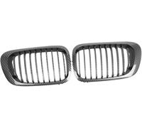 Front Grill Double Bridge Grill for E46 2x Front Kidney Exterior Spare Parts Car Grilles car front grille