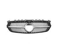 Front Grill For 2020-2023 B-class W247 Sky Star Diamond Grille Front Racing Grille Grill Mask Cover Trims Front Hood Grills Front Kidney Grille(Silver grille)