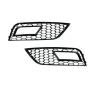 Front Grill For A4 B8.5 2013-2016 Honeycomb Mesh Fog Light RS4 Style Racing Grill Cover 1Pair Car Front Bumper Lamp Car Front Bumper