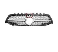 Front Grill For Benz A Or A35 2019 2020 2021 2022 Like A250 A200 A180 A220 Tuning GT Diamond Front Grille Racing Bumper Grill(Diamond Silvery-Hole)