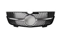 Front Grill For Benz GL Class X164 GL320 GL350 GL450 GL500 GL550 2007-2012 Tuning Front Upper Bumper Center Grille Radiator(Silver2)