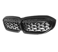 Front Grill For BMW G20 3-Series G20 G21 G28 2019 2020 2021 2022 Front Bumper Hood Kidney Grill Racing Grilles Black Diamond Meteor Style Front Grille Grills(Diamond-Gloss Black)