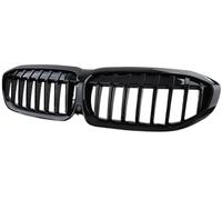 Front Grill For BMW G20 3-Series G20 G21 G28 2019-2022 Front Bumper Hood Kidney Grill Racing Grilles Black Diamond Meteor Style Front Grille Grills(1 Slat-Glossy Black)