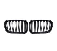 Front Grill For BMW X3 F25 2010 2011 2012 2013 1Pair Front Kidney Grilles Matte Gloss Black Replacement Racing Grille Car Styling(Double slats Matte)