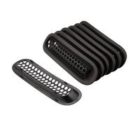 Front Grill For Jeep For Wrangler JK 2007-2017 Radiator Grilles | Front Grill Mesh Racing Grille Kit Black Upper Bumper Grilles Trim Frame(Matte Black)