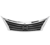 Front Grill For Nissan For Altima 2013 2014 2015 Front Bumper Grille Upper Grill Assembly Chrome Car Front Grille(Electroplated frame)
