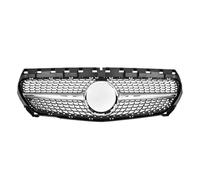 Front Grill Front Bumper Grille Inlet Grill Diamond For Benz For CLA-Class C117 W117 2013-2019 Tuning Facelift Chrome Silver Grille Car Front Grille(Diamonds-Silver)