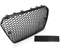 Front Grill Front Central Grill Sport VR-59 Honeycomb Mesh Grille Sport Glossy Black compatible with Audi A5 2011 2012 2013 2014 2015 2016 Coupe Cabrio