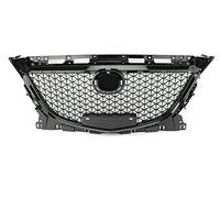 Front Grill Front Grille For Mazda 3 For Axela 2014-2016 Black Honeycomb Style Racing Grills Car Upper Bumper Hood Radiator Mesh Grid Car front grille