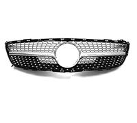 Front Grill Front Grille For Mercedes For Benz R231 SL-Class 2013-2016 SL400 SL500 Silver Diamond Style Racing Grills Car Upper Bumper Hood Mesh Car front grille