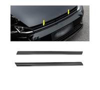 Front Grill Glossy Black Front Grille Strip For VW For Golf 7 For 7.5 For MK7 Bumper For Grill Trim Cover Decorative Grille Accessories Car Radiator Grille(7.5 Grille)