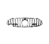 Front Grill Grille For GTR Style Grille For Benz For CLS-Class C257 2019 2020 2021 2022 CLS450 CLS500 CLS550 Chrome Diamond Bumper(G-Black)