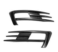 Front Grill Grille For VW For Golf 7 MK7 For Pre-facelift Front Bumper Lip Spoiler Car Fog Lamp Grille Cover Trim Body Kit 2012-2017(Carbon Look)