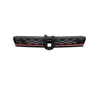 Front Grill Grille For VW For Golf MK7.5 For Facelift 2017 2018 2019 2020 Honeycomb Mesh Front Racing Grills Front Bumper Centre Grille Car Front Grille(Red Line)