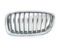 Front Grill Grille Inserts For BMW 5 Series F10 528i 535i 2010 2011 2012 2013 2014 2015 2016 Left Right Chrome Front Bumper Grille Kidney Grill