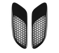 Front Grill Grille Inserts For BMW E90 E91 E92 E93 For M3 Type 2007-2011 2012 2013 2Piece Carbon Fiber Look Engine Front Bonnet Hood Vent Air Intake Cover