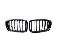 Front Grill Grille Inserts For BMW For X3 For X4 F25 F26 2014-2017 Car Front Bumper Grille Kidney Racing Grill Glossy Black Single Line Slat Grilles Accessories