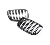 Front Grill Grille Inserts For BMW For X5 For X6 E70 E71 2008 2007-2013 2014 Front Bumper Kidney Inside Grille Glossy Black Air Vent Grills Exterior Parts