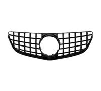 Front Grill Grilles Compatible With Benz For E-Class For W207 2014 2015 2016 Front Upper Bumper Air Intake Grille Radiator Chrome Black Diamonds Style(Style D)