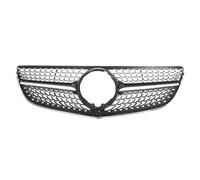 Front Grill Grilles Compatible With Benz For E-Class For W207 2014 2015 2016 Front Upper Bumper Air Intake Grille Radiator Chrome Black Diamonds Style(Style B)