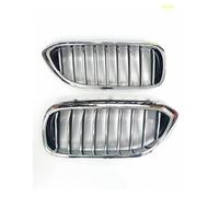 Front Grill Grills For BMW L R Front G30 520d 525d 530d 51137383519 51137383520 Middle Net Radiator Grille Plated Iron Front Grille Front Kidney(Left and Right)