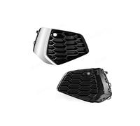 Front Grill Mesh Car Front Bumper Light Cover For A3 For Sline For S-line 2021 2022 2023 Fog Lamp Hex Grill 8YG807671A 8YG807672A(Type 1)