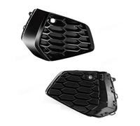 Front Grill Mesh Car Front Bumper Light Cover For A3 For Sline For S-line 2021 2022 2023 Fog Lamp Hex Grill 8YG807671A 8YG807672A(Type 2)