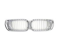 Front Grill Mesh Inserts For BMW 3series 4door E46 2002-2005 Chrome Front Bumper Grille Grill Mesh 51132158542 51132158543