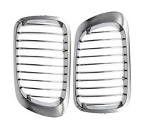 Front Grill Radiator For BMW E46 For M3 325Ci 3 For Series 2DR 1999-2006 2 Pieces Chrome Front Kidney Grille
