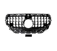 Front Grill Replacement Auto Bumper Centre Grille Cover Replacement Accessories Compatible With Benz For E-Class For W214 V214 2024 2025(Black)