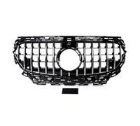 Front Grill Replacement Auto Bumper Centre Grille Cover Replacement Accessories Compatible With Benz For E-Class For W214 V214 2024 2025(Chrome black)