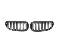 Front Grill Replacement Black Double Line Style Car Front Bumper Grilles Compatible With BMW 6-Series For E63 For Coupe 2004 2005 2006 2007 2008 2009 2010(Matte Black)