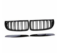 Front Grill Replacement Car Front Bumper Kidney Grille Accessories Compatible With BMW For 335xi Base Sedan 4-Door 2007 2008 51137117242 51137117241
