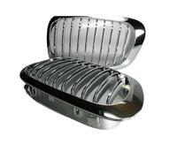 Front Grill Replacement Car Front Bumper Kidney Grille Gloss Black Grilles Replacement Compatible With BMW 3 Series For E46 2-Door 1999 2000 2001 2002