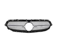 Front Grill Replacement Compatible With Benz For E-Class For W213 2021 2022 2023 Front Bumper Racing Grille Air Intake Grilld Radiator Diamonds Style Chrome Black(Style D)