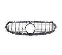 Front Grill Replacement Compatible With Benz For E-Class For W213 2021 2022 2023 Front Bumper Racing Grille Air Intake Grilld Radiator Diamonds Style Chrome Black(Style A)