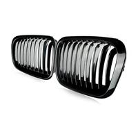 Front Grill Trim 2× Front Kidney Grill Racing Grille Fit For BMW 3 Series E46 4 Door 1998 1999 2000 2001 ABS Plastic Car Accessories Car Grille