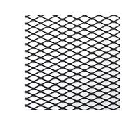 Front Grill Trim Car Front & Radiator Grilles 100x33cm Aluminium Racing Car Bumper Grille Grill Mesh Net Vent Black Silver Red Blue Tuning Protector Home Garden(BK Hexagon 7x14mm)
