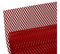 Front Grill Trim Car Front & Radiator Grilles Diamond Shaped Universal Cutting And Modification Car Grille Suitable Fit For BMW,fit For Toyota,fit For Benz(Red4x8mm)