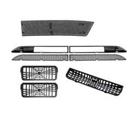 Front Grill Trim Car Front & Radiator Grilles Fit For Tesla Model 3 Highland 2024 Front Bumper Grill Mesh Air Inlet Vent Cover Grille Guards Protector Anti-insect Net(8PCS Set)