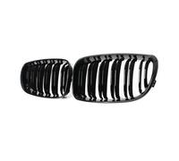 Front Grill Trim Car Front & Radiator Grilles Front Kidney Double Line Grille Grill Replacement fit For BMW E81 E82 E87 E88 1 Series 2007-2013 2 Lines Racing Grills