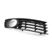 Front Grill Trim Car Grille Fit For Audi A4 B6 2001-2005 Fog Lamp Grille Anti-collision Tough ABS L/R Front Bumper Fog Light Grille(Right)