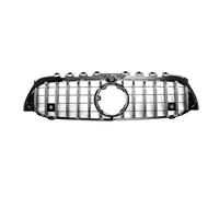Front Grill Trim Car Grille Fit For Mercedes Benz A-Class W177 2019-2022 A200 A220 A250 A35 AMG Chrome Diamonds Style Grille Black GTR Front Bumper(GT-Silver W360)