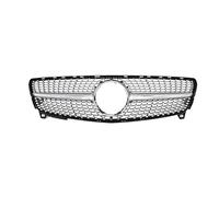 Front Grill Trim Fit For Mercedes Benz A-Class W176 2016-2018 A180 A200 A250 A45 AMG Chrome Diamonds Style Grille Black GTR Front Front Air Grille(Diamonds-Silver)