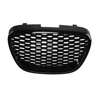 Front Grille, 1133007 Glossy Black Heatproof Bumper Mesh Grill Replacement for Seat Altea Toledo grille
