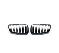 Front Grille 2piece Car Style Black Front Kidney Double Slat Grill Grille For BMW 3-Series E92 E93 For M3 Coupe LCI 2010 2011 2012 2013 Car Front Grills(Double Line Carbon)